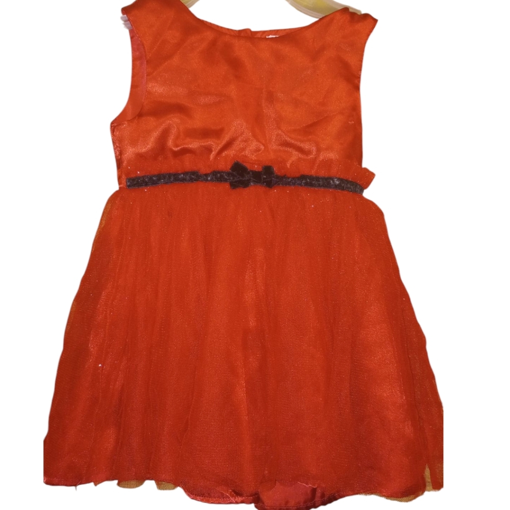 Charming Red Girl Toddler Dress Size 18m
